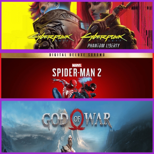  Cyberpunk 2077 + Spiderman 2 + God Of War