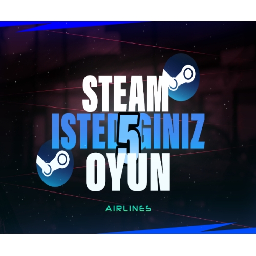  ⭐STEAM İSTEDİĞİNİZ 5 OYUN + GARANTİ⭐