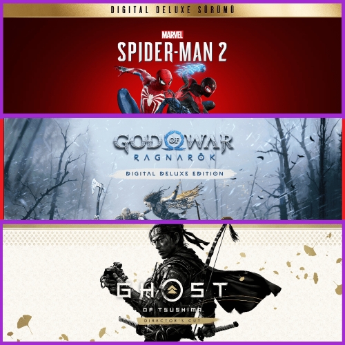  Spiderman 2 + Ragnarök + Ghost of Tsushima