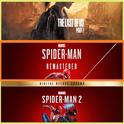  The Last of Us Part I + Spider R. + Spiderman 2