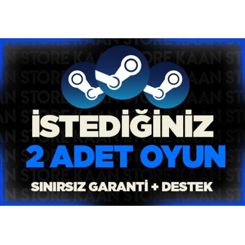  İstediğiniz 2 Oyun + Sınırsız Garanti