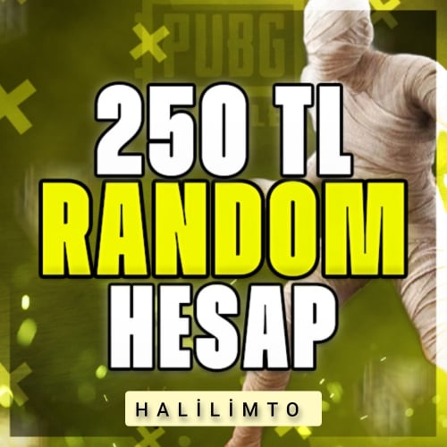  250TL RANDOM HESAP PUBG MOBİLE