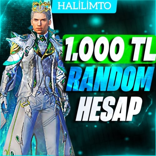  DOPDOLU+ ZENGİN HESAP 1000 TL PUBG MOBİLE RANM