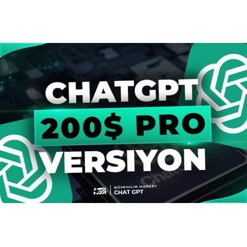  ⭐Limit Yok ✅ChatGPT Pro 4.0 + GPT-4o + Dall-E