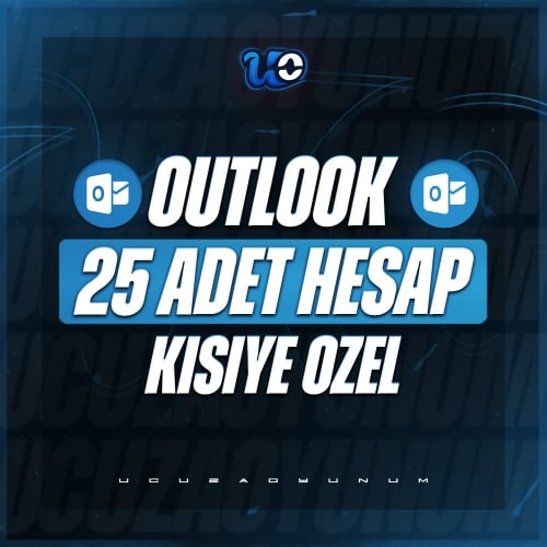  ⚡️ 25 ADET HOTMAİL - OUTLOOK TR ⭐ Kalite-Hız-Güven