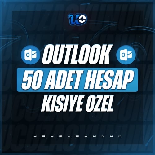  ⚡️ 50 ADET HOTMAİL - OUTLOOK TR ⭐ Kalite-Hız-Güven