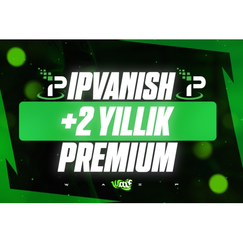  ⭐SORUNSUZ İpvanish +2 Yıllık Premium +GARANTİ