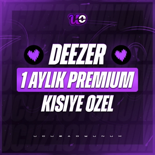  Kişiye Özel 1 Aylık Deezer Premium Üyelik - 30 Gün