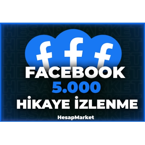  5.000 ⭐ FACEBOOK ⭐ HİKAYE İZLENME