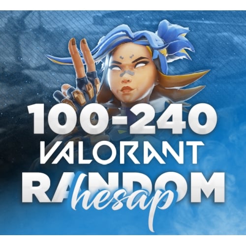  ⭐Valorant⭐ 100-240 Skinli random TR Hesap