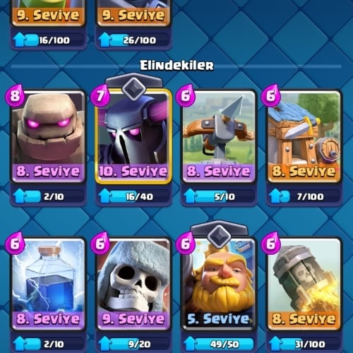  24 seviyelik Clash Royal Hesabı acil satışta