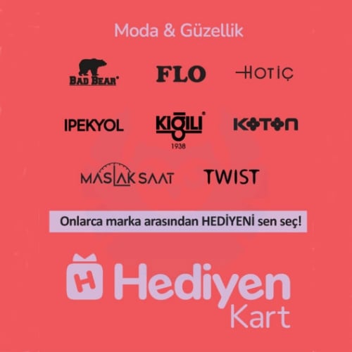  500 TL Hediyen Kart - Moda  Güzellik