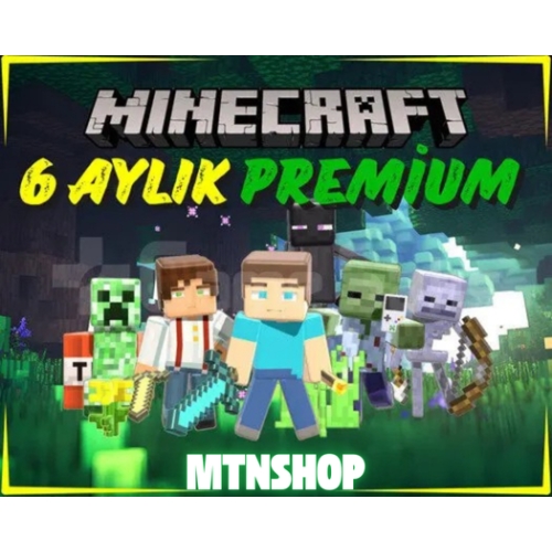  6 Aylık Minecraft Premium