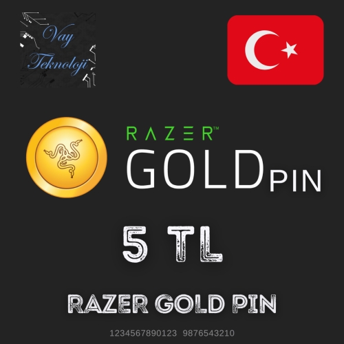  5 TL Razer Gold Pin TL Türkiye